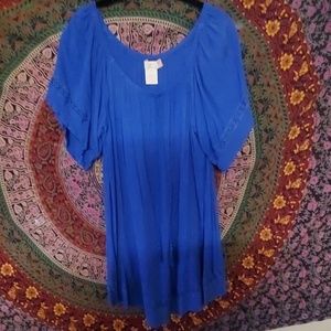 Blue dress